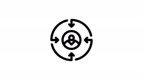 target line icon animation