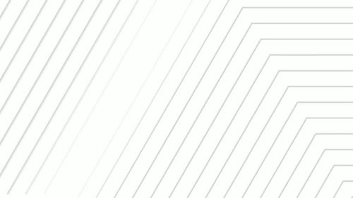 Abstract White Geometric Moving Lines Loop Background