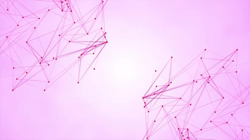 Pink Plexus Background Loop V4