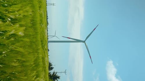 Wind Turbine Vertical - 4K