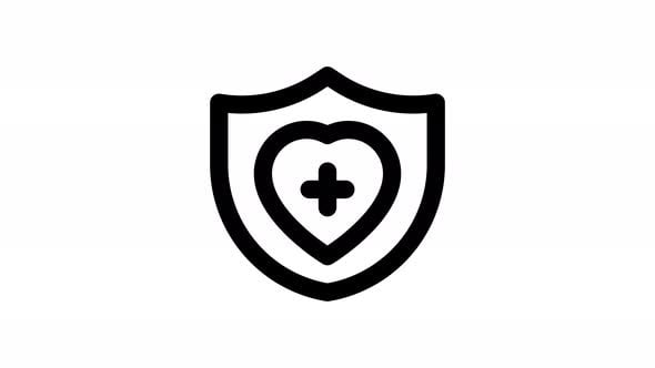life insurance line icon animation, Elements Motion Graphics ft. life ...