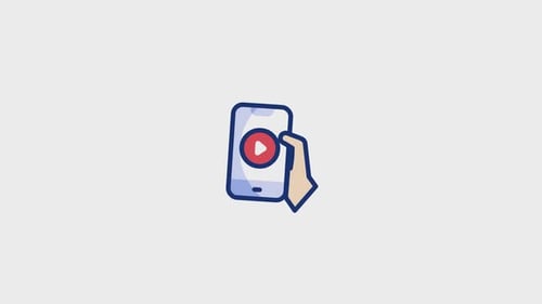 Reproducir icono animado