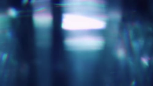 Abstract Lights Shimmering with a Prism Effect