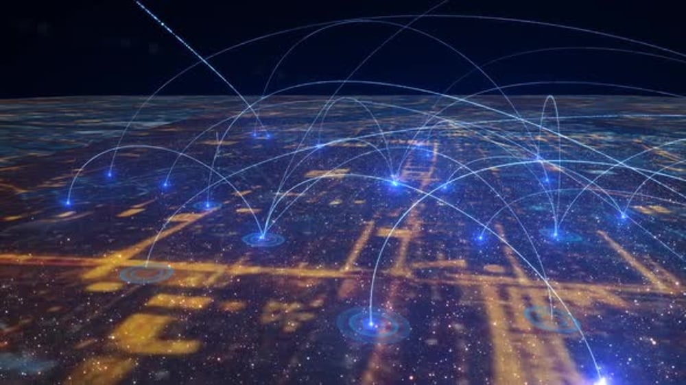 Network Signal Cover City 5G, Backgrounds Motion Graphics ft. network ...