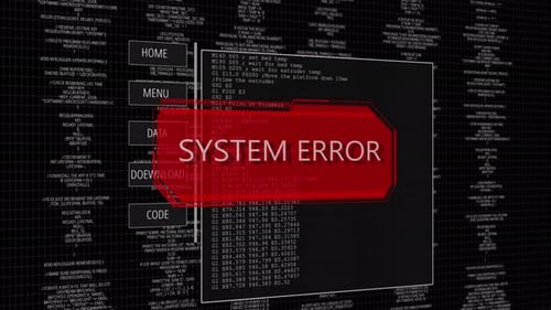 3D System Hacked Alert Cyber Attack on Computer Network Cybersecurity Vulnerability Data Breach