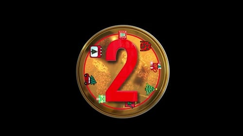 Contagem regressiva de Natal: 10 segundos, alfa