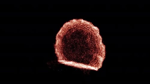 Abstract Particle Energy Burst Reveal Animation