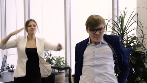 Engaging and Lively Dynamic Dance Performance By Wonderful Colleagues in the Office Setting