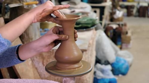 Woman Makes a Jug