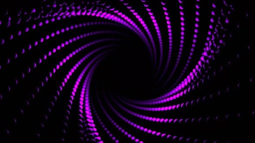 Mehrfarbiger Kugelspiralhintergrund VJ Loop In 4K