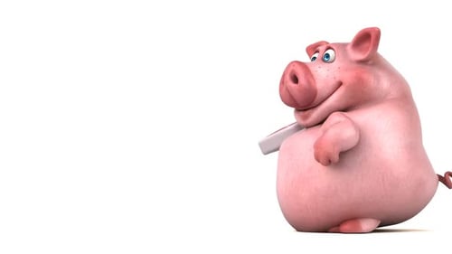 Fun pig - 3D Animation