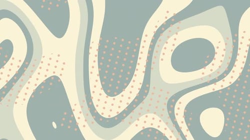 Seamless Loop Fluid Organic Shapes Background Animation