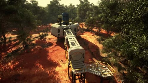 Architectural Masterpiece Integrated Into Forest