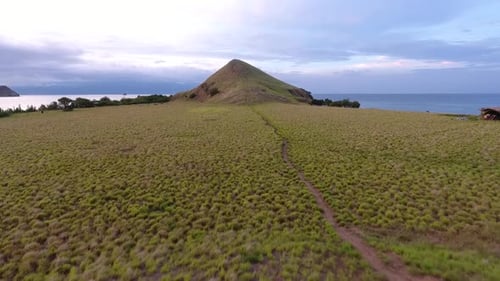 Aerial beautiful island