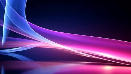Abstract vibrant flowing lines in vibrant colors