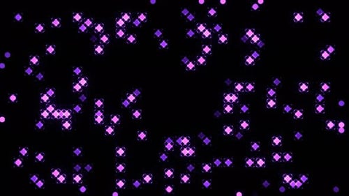 Purple Festive Shimmering Light Sparkle Background Vj Loop In 4K