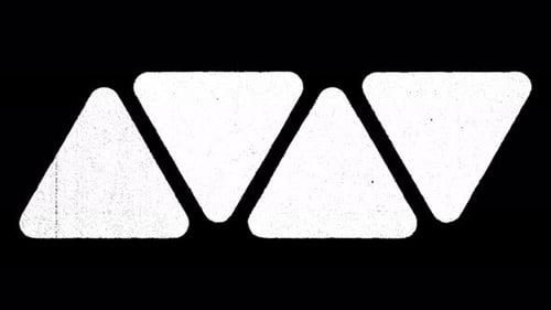 Collage Collection: Vintage screen effect in four small round edged triangles for closing shot