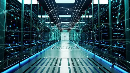 Walk Through Data Center Server Connections