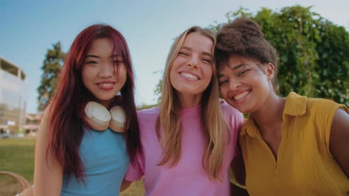 Group of People Looking at Camera and Expressing Good Mood