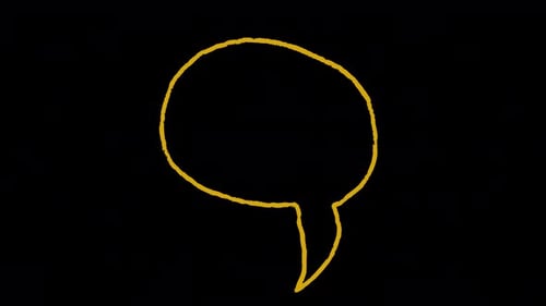 Hand Drawn Animated Shapes Pack | Colorful Doodle Elements with Alpha Channel