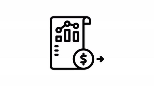 Animation Costs Document Icon