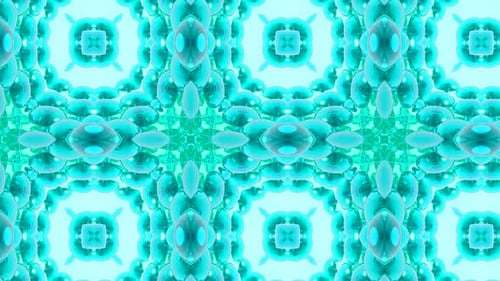 Dynamic Abstract Reflective Geometric Pattern Loop