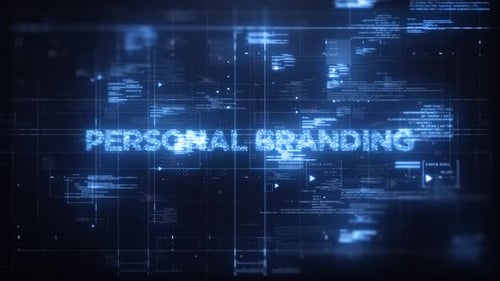 Futuristic Digital Glitch Text Reveal Title Animation