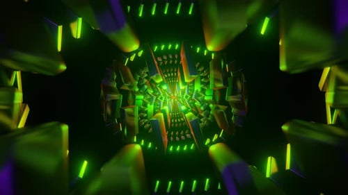 Abstract Modern Strobe Futuristic Psychedelic Hypnotic VJ Seamless Loop