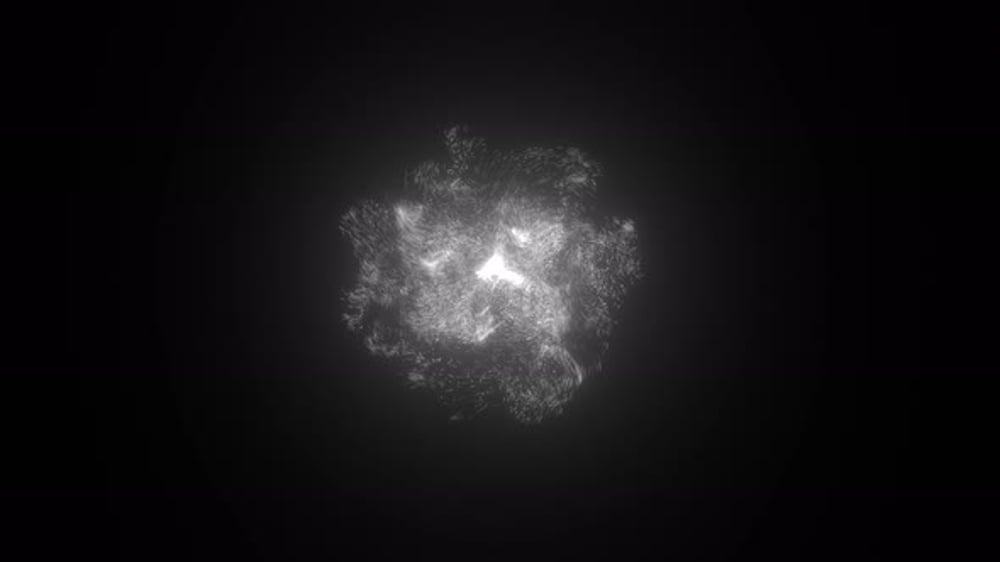 Dynamic Abstract Particle Burst Reveal, Elements Motion Graphics ft ...