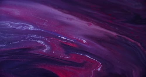 Abstract Swirling Pattern of Purple, Red, and White