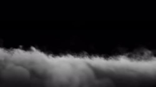 Smoke Drifts Against The Light 4K Loop