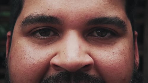 Close Up of Man's Face