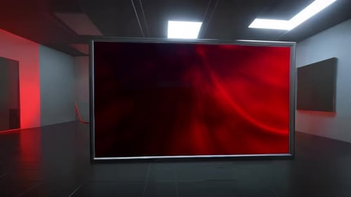 Interactive 3D Virtual Studio: Engaging Set for Multimedia News Presentation