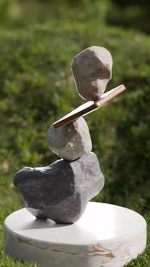 Loop 3D que satisfaz o equilíbrio de rochas