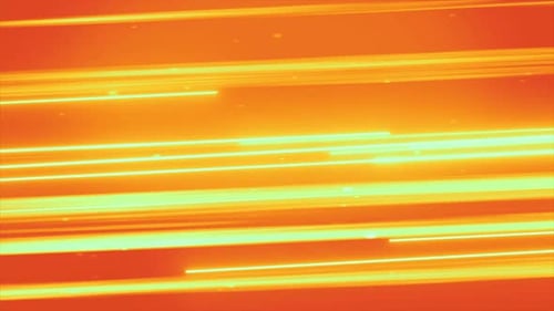 Abstract Speed Lines Background Animation in Orange