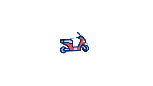 Scooter Animated Icon