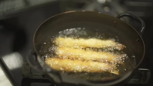 How to fry fried shrimp