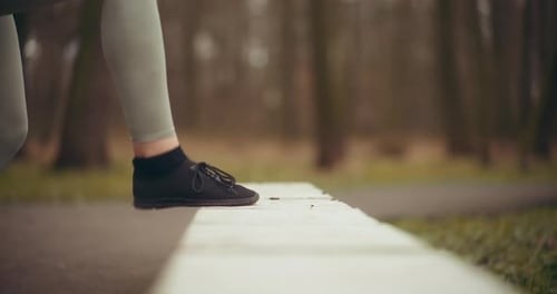 Two Woman Workout Exercising In Park Jogging Fitness