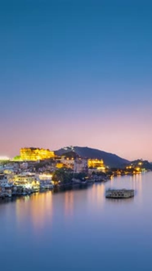 Time lapse of Udaipur, Rajasthan, India.