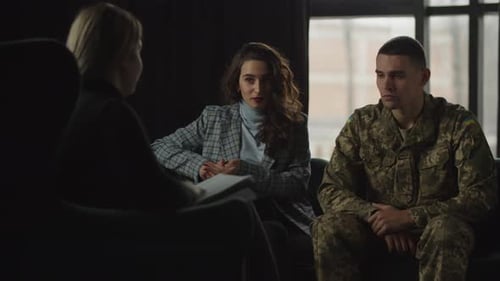 Couple Counseling Session with Therapist