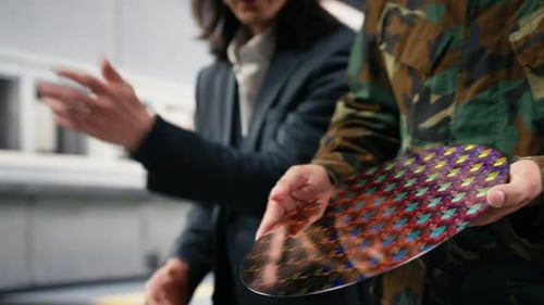 Silicon Waver National Security Operation and Soldier