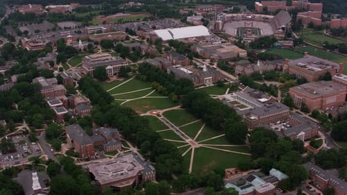 Washington Dc and Maryland Aerial View