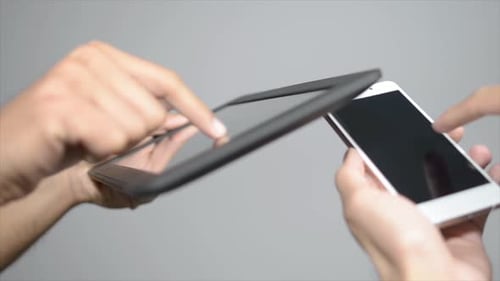 Using Digital Tablet and Phone