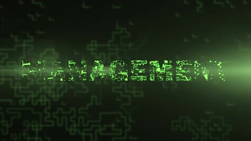 Management - Digital Text Animation