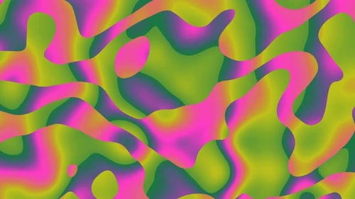 Vibrant Fluid Gradient Abstract Background Loop