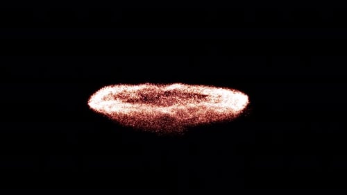 Fiery Particle Burst Reveal Animation