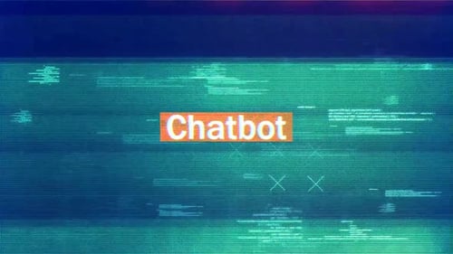 Chatbot mit digitalem Hintergrund