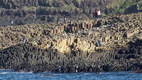 The Giant's Causeway 40000 Interlocking Basalt Columns By Bushmills in Northern Ireland United