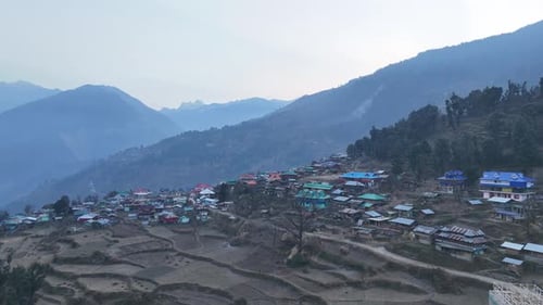 Mountain Slopes In Uttarakhand