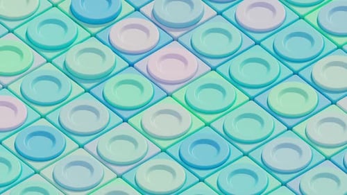 Soft Pastel Abstract Geometric Loop Background Animation